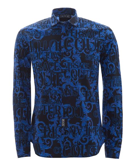 versace jeans mens shirt|Versace Jeans couture men's.